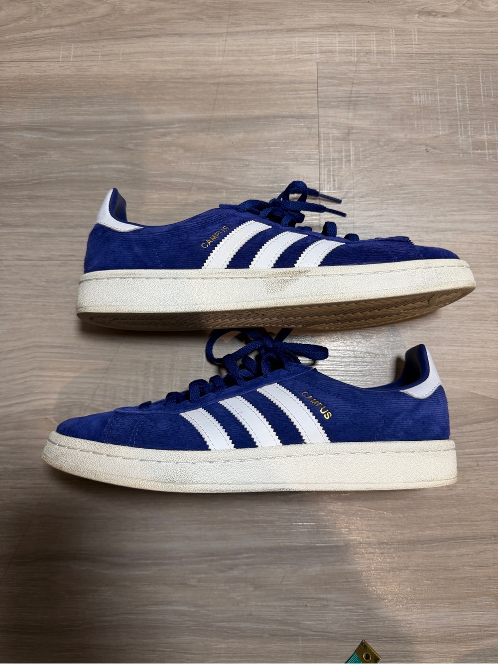 adidas Campus Suede Sneakers - Blue/White